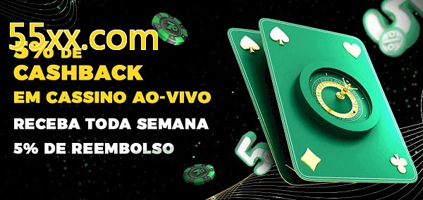 Promoções do cassino ao Vivo 55xx.com